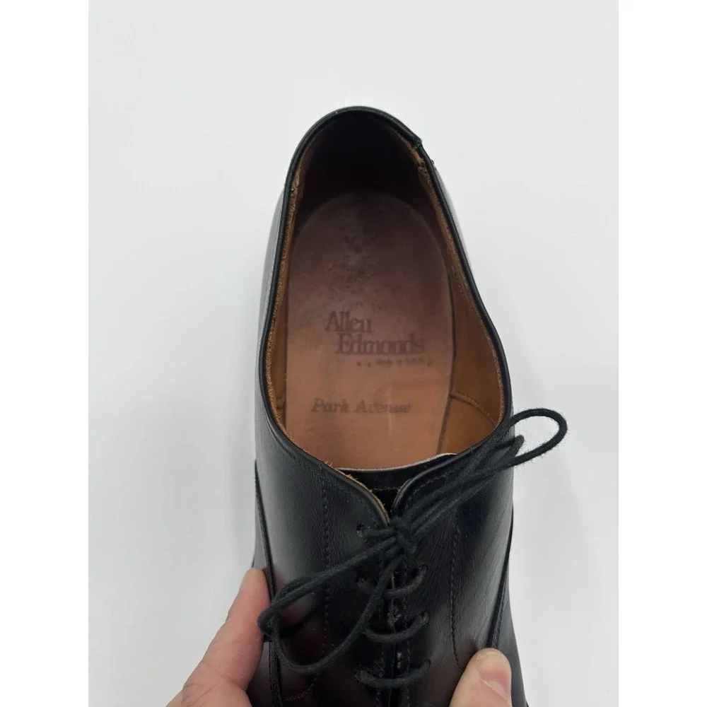 Allen Edmonds Park Avenue Black Cap Toe Oxford Dress Shoes Men's‎ 12.5 AA USA